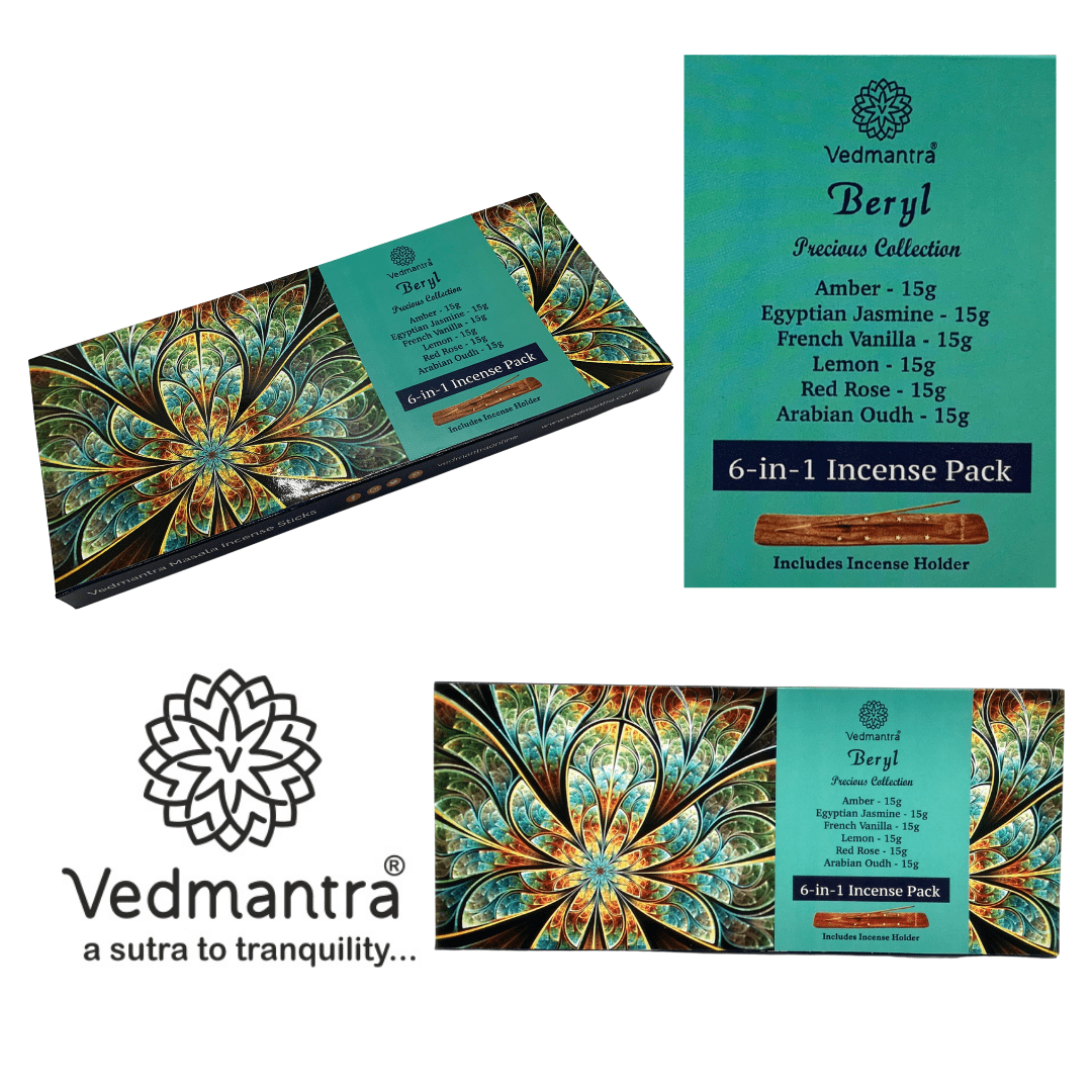 Vedmantra Precious Collection Incense Sticks - Beryl.