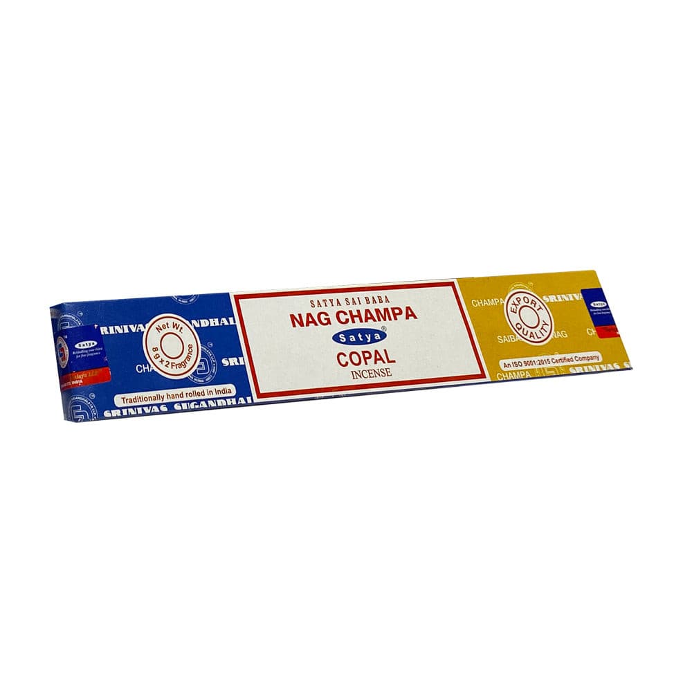 Satya Nag Champa & Copal Combo Incense Sticks.