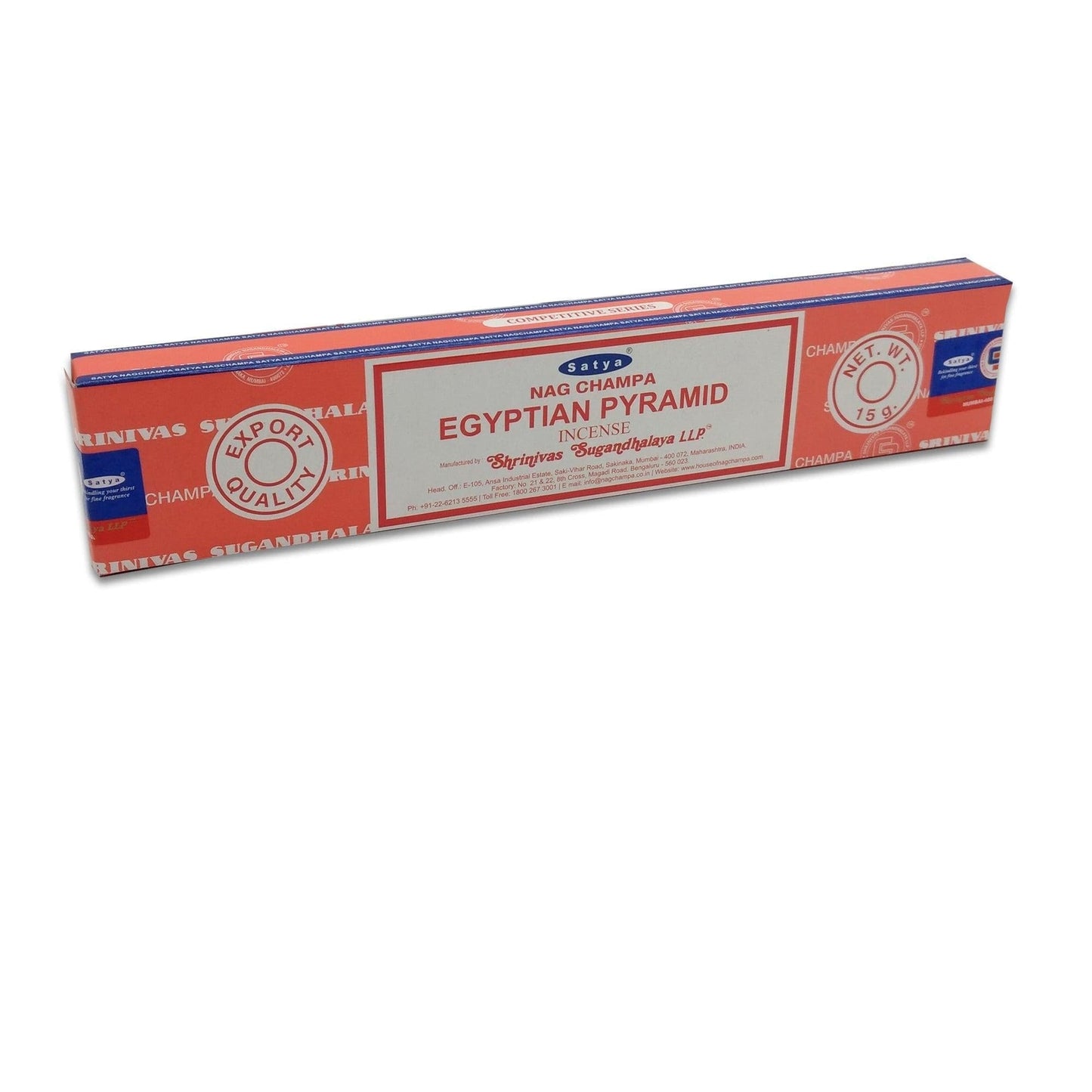 Satya Egyptian Pyramid Masala Incense Sticks.