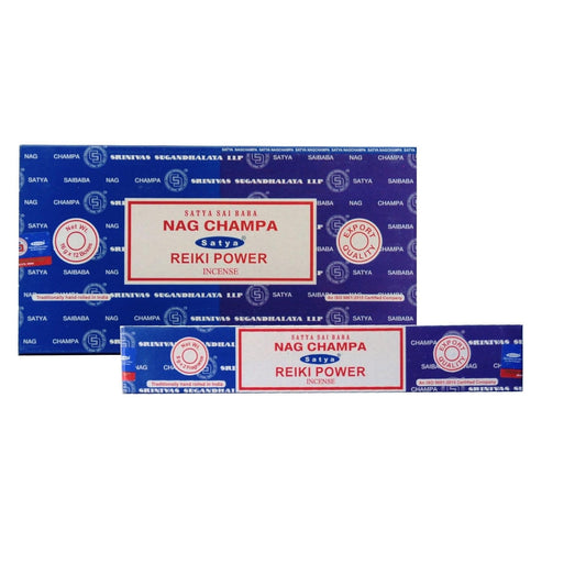 Satya Nag Champa & Reiki Power Combo Incense Sticks