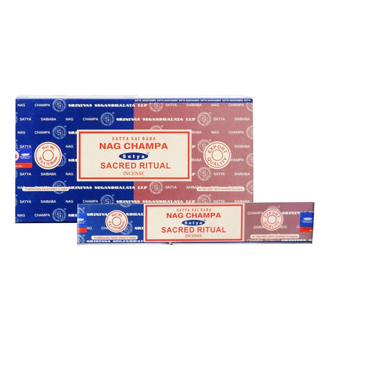 Satya Nag Champa & Sacred Ritual Combo Incense Sticks.