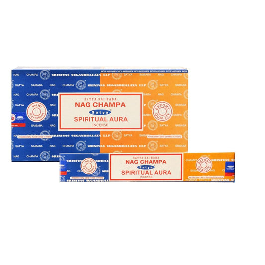 Satya Nag Champa & Spiritual Aura Combo Incense Sticks.