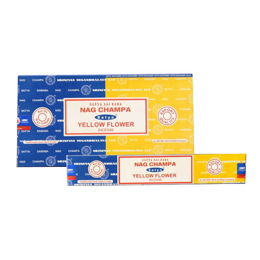 Satya Nag Champa & Yellow Flower Combo Incense Sticks.