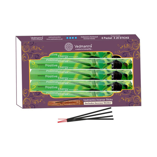 Vedmantra 6 Pack Premium Incense Stick - Positive Energy.