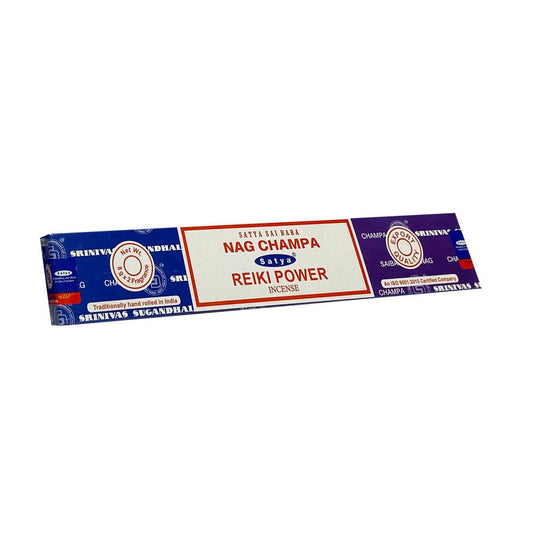 Satya Nag Champa & Reiki Power Combo Incense Sticks