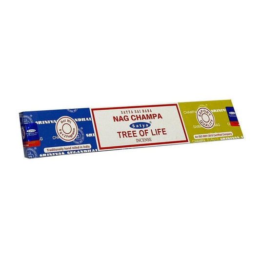 Satya Nag Champa & Tree Of Life Combo Incense Sticks.